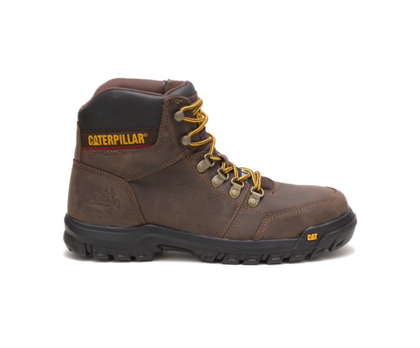 Caterpillar Outline Steel Toe - Mørke Brune Vernestøvler Herre - Norge ( QJZXC-5983 )